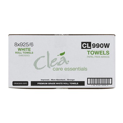 Cleá Hand Towel Premium White  6/cs