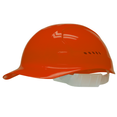 Bump Cap,Red,Vented,4 pt Suspension