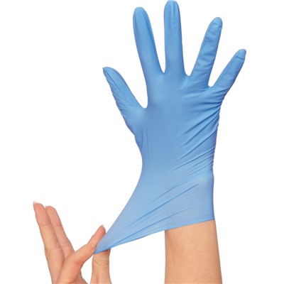 Nitrile Glove Blue Exam 5g Large