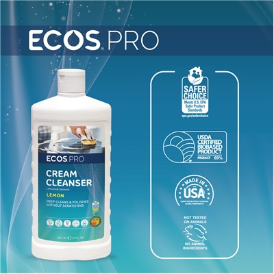 ECOS™ Pro Cream Cleanser, 17oz Squeeze