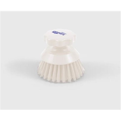 Brush,Round, 4.5" Stiff,White