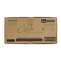 Cleá Hand Towel Premium Recycled Natural