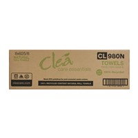 Cleá Hand Towel Premium Recycled Natural