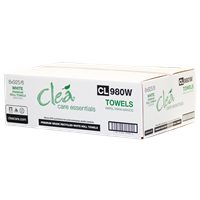 Cleá Hand Towel Premium Recycled White