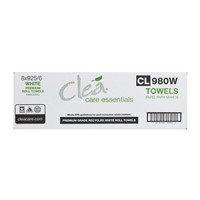 Cleá Hand Towel Premium Recycled White