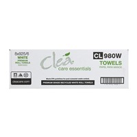 Cleá Hand Towel Premium Recycled White