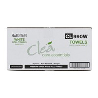 Cleá Hand Towel Premium White  6/cs