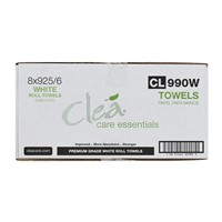 Cleá Hand Towel Premium White  6/cs