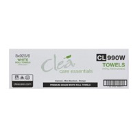 Cleá Hand Towel Premium White  6/cs