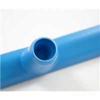 Squeegee,24" Single Rubber Blade, Blue